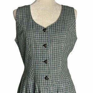 Vintage Isar Trachten German Dirndl Dress M Green